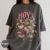 Hoya Carnosa T-Shirt, Comfort Colors Botanical Tee, Variegated Houseplant Graphic Unisex Shirt, Plant Lover Gift, Flower Top