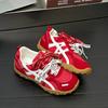 9 Women's Shoes Summer New Lightweight Soft-soled Mesh Shoes Double Shoelaces Sports Shoes Casual Trend