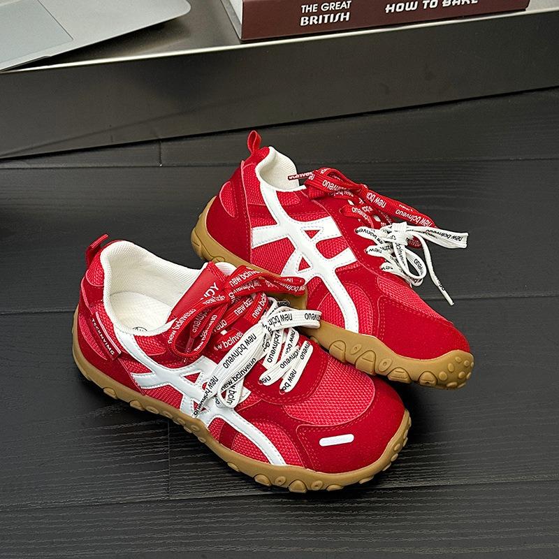 9 Women's Shoes Summer New Lightweight Soft-soled Mesh Shoes Double Shoelaces Sports Shoes Casual Trend