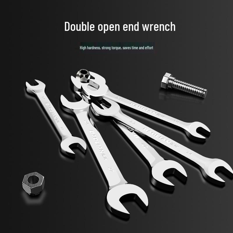 Doppelkopf-Maulschlüssel-Set - Polierte Oberfläche, Kleines Werkzeugset für Zuhause, 8-10mm Steckschlüssel-Helfer