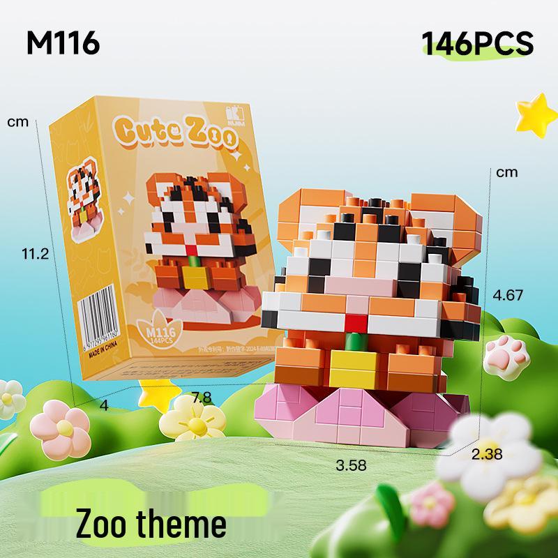 Pirate Anime Character Building Blocks for Kids - Educational Assembly Desktop Ornaments