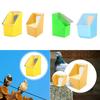 Transparent Bird Feeder Cage Mount Water Food Holder for Pigeon Parakeet Parrot Small Birds Supplies