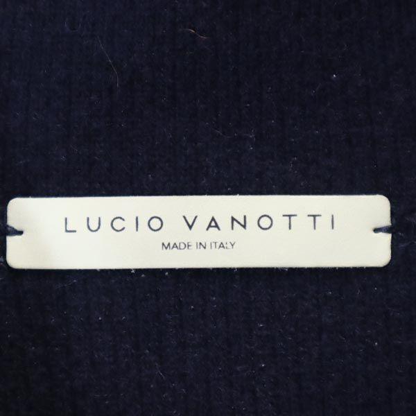 LUCIO VANOTTI made in Italy Knit long Jacket 2 Navy blue Men's Used