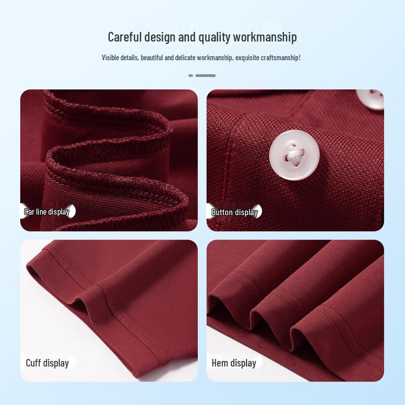 Montagut 15% Silk Blend Breathable Men's Polo Shirt