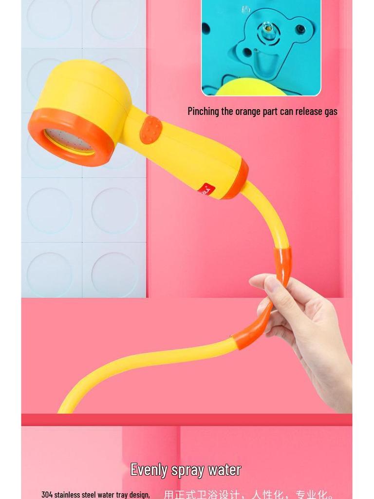 Electric Spraying Yellow Duck Bath Toy for Toddlers and Kids