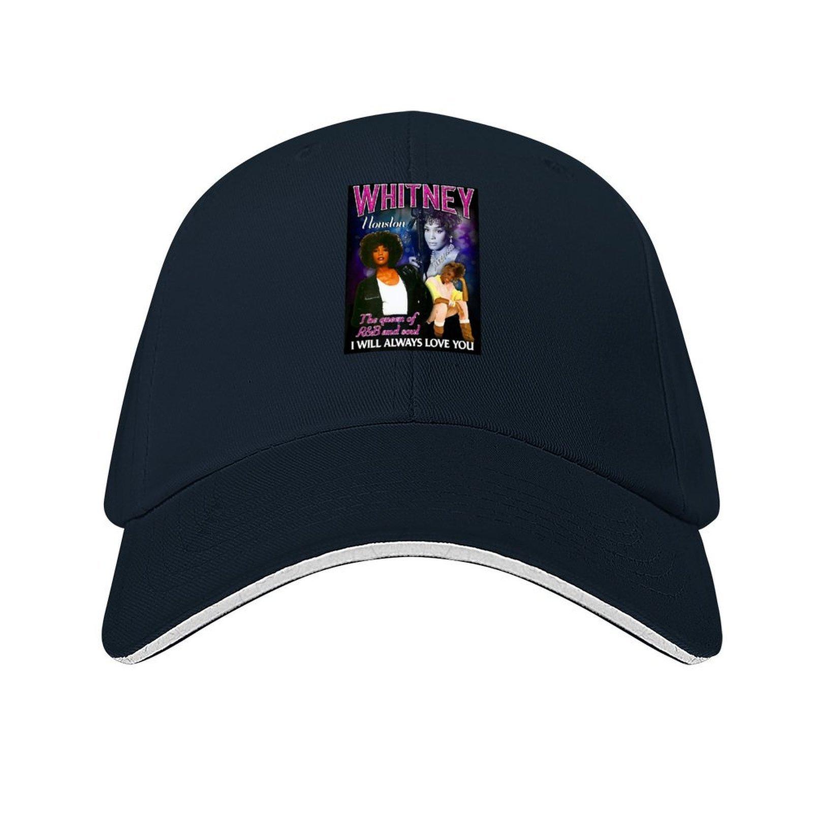 

Whitney Houston So Emotional Queen Of RB Soul I Will Always Love You Retro Tee I Love This Shir Baseball Cap
