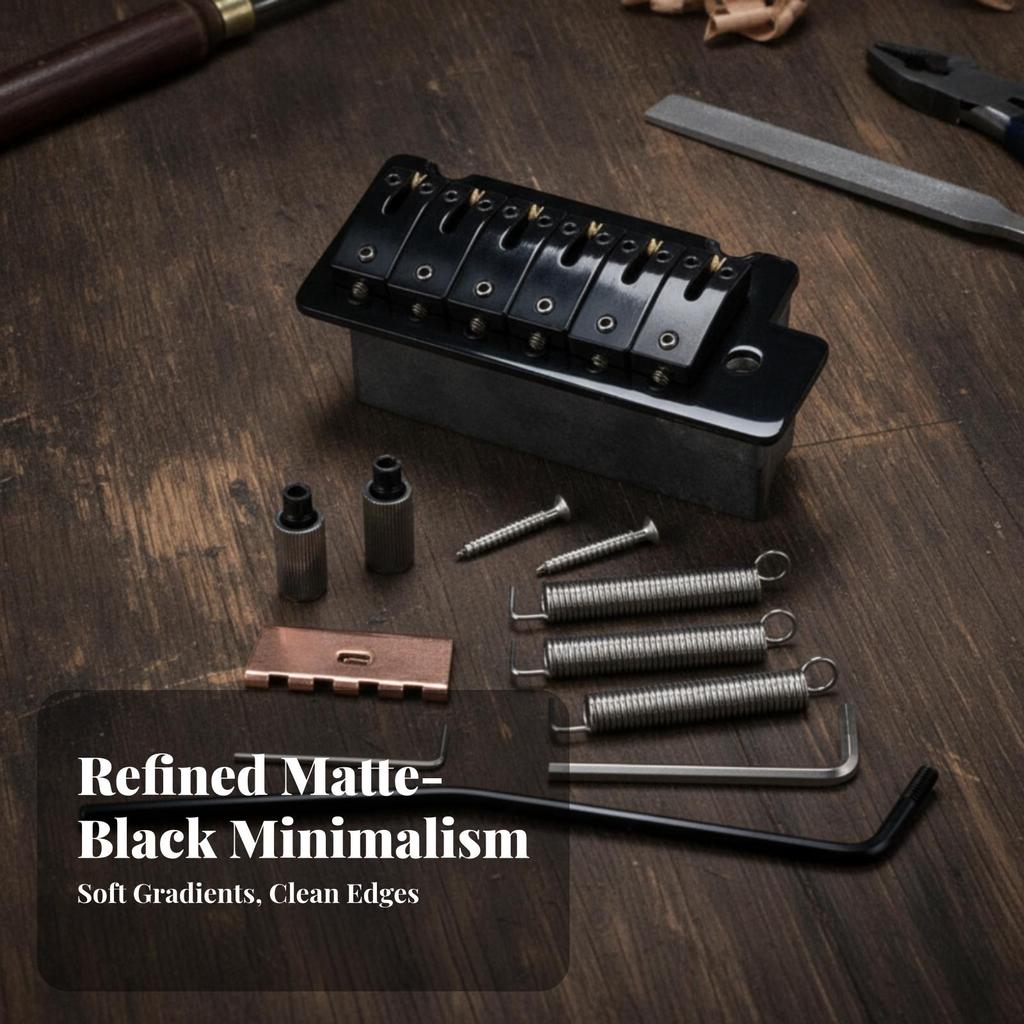 Tremolo Bridge Assembly Standard Hardware Complete for Guitarists