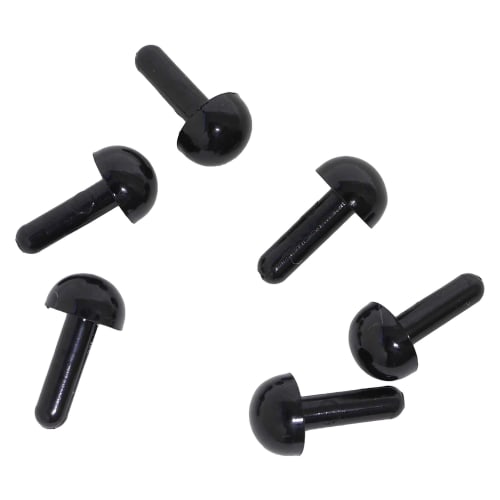 

Hamanaka Amigurumi EYE Solid Eye Approx. 5mm Black Plug-in Type 6 Pieces H221-305-1