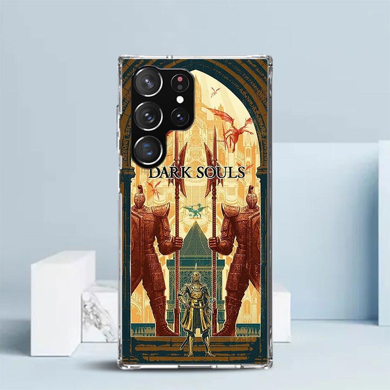 Dark Souls Game Soft Cover for Samsung Galaxy S25 Edge S26 S24 S23 Ultra Phone Case S22 S21 Plus S20 FE Print Pattern Shell Gala