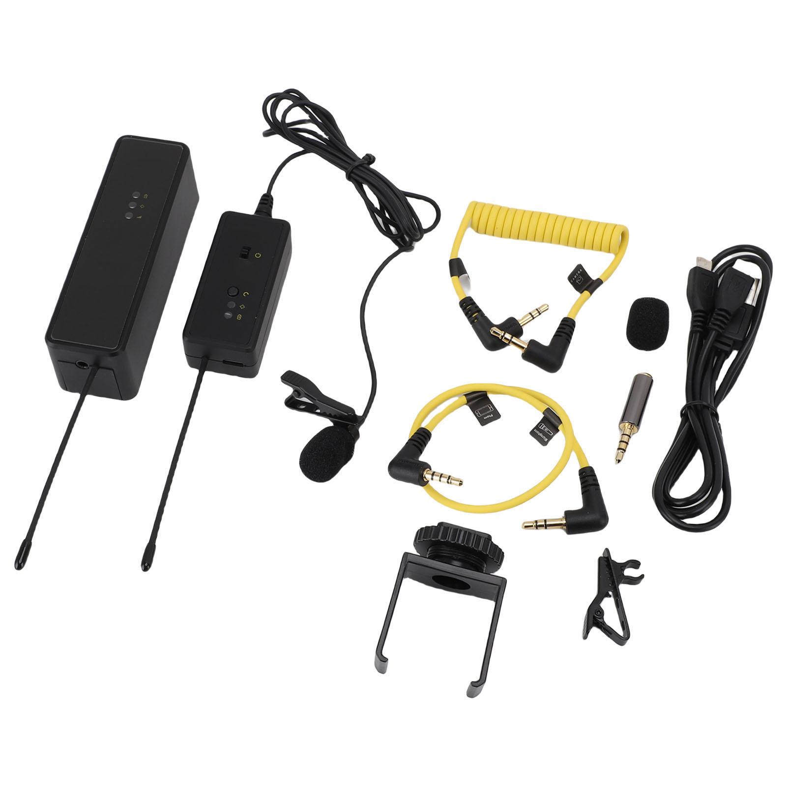 

Петличный микрофон с интеллектуальным шумоподавлением, многофункциональный портативный микрофон для камеры, для использования на открытом воздухе