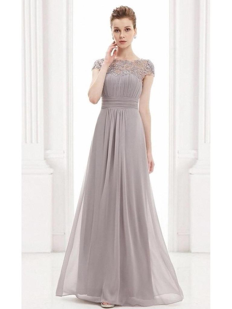 Europäisches und Amerikanisches Spitzen-Brautjungfern-Abendkleid