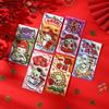 6pcs Traditional God of Wealth Red Envelope Cartoon Money Packet New Year Gifts