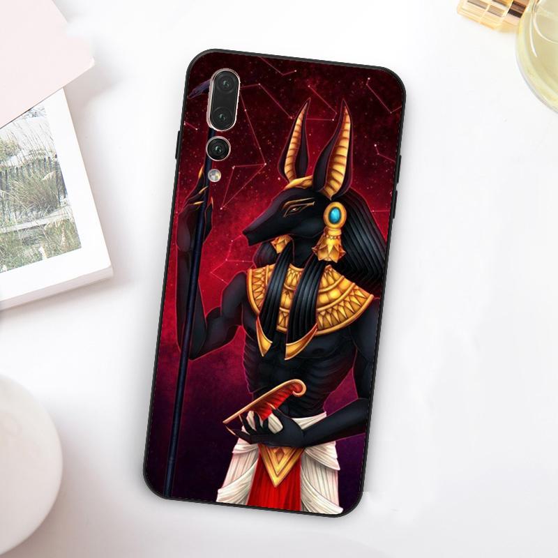 

Anubis Egyptian God For Huawei Nova Y60 Y70 Y90 Y72 Y73 Y61 Y91 7i 8i 11i 12i 12s 9 10 SE P20 P30 P40 Lite Case Huawei P60 Pro