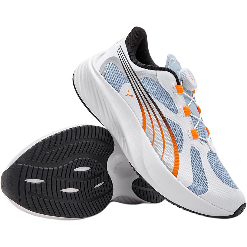 Puma Pounce Lite Disc Jr Komfortable Trenings Sprint Racing Lett Støtdemping Lav Topp Barn Løpesko Barn joggesko 404329-02