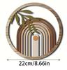 4Pcs Bohemian Wall Art Decorations Hollow Design Wall Hanging for Living Room Bedroom Country Courtyard Decor