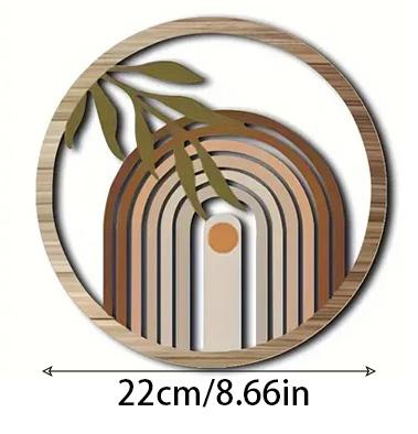 4Pcs Bohemian Wall Art Decorations Hollow Design Wall Hanging for Living Room Bedroom Country Courtyard Decor