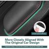 2PCS Car Door Armrest Pads, Soft Leather+Memory Foam Car Knee Pads, Soft Comfortable Auto Arm Rest Pillow for Elbow Leg Support, Universal Auto