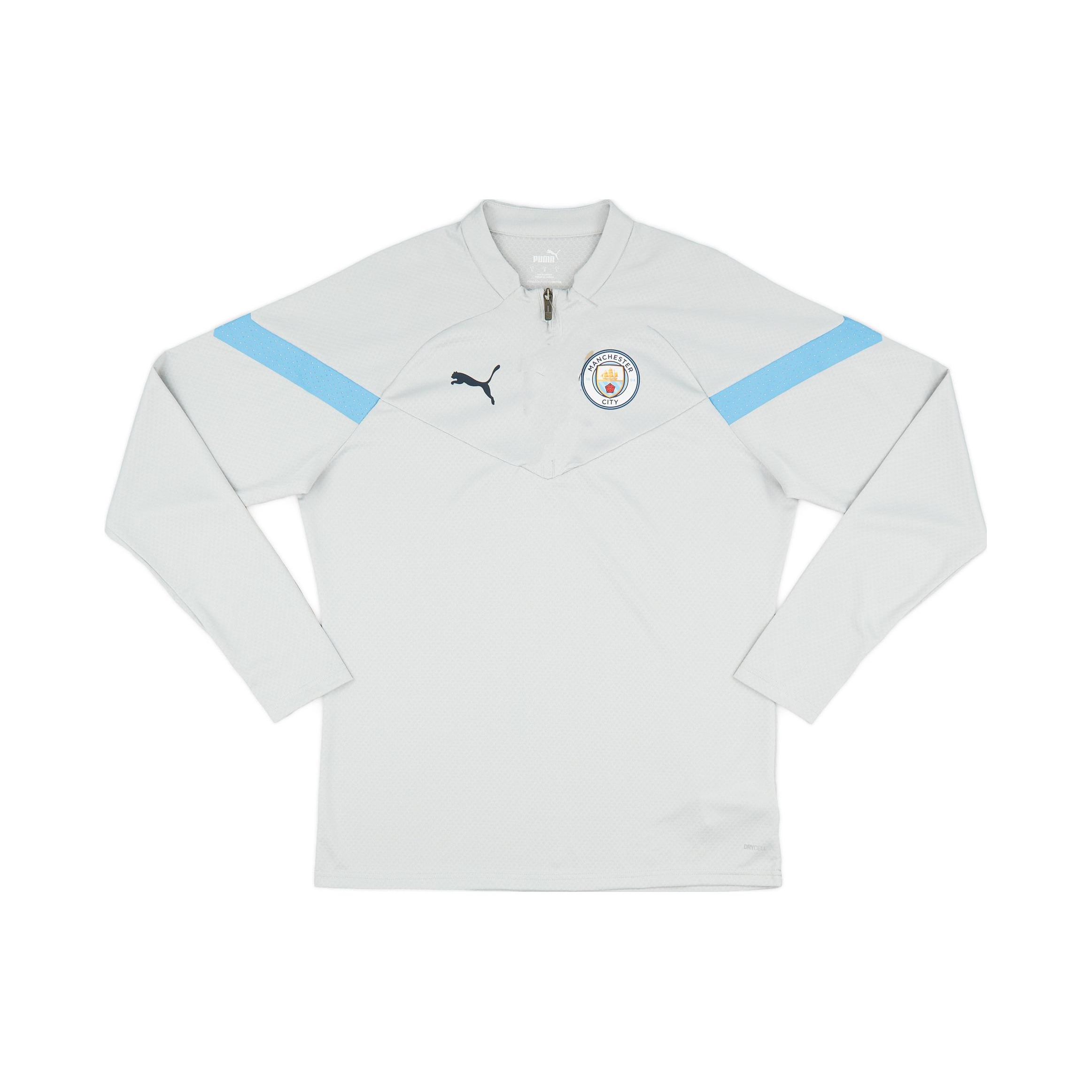 

Puma 2022-23 Manchester City Outdoor Casual Sports Training Long Sleeve Jacket Men Jacket Grey 767753-14 XXL