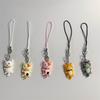 Cute Cat Pendant Phone Chain Strap Lanyard Kitten Keychain Backpack Ornaments