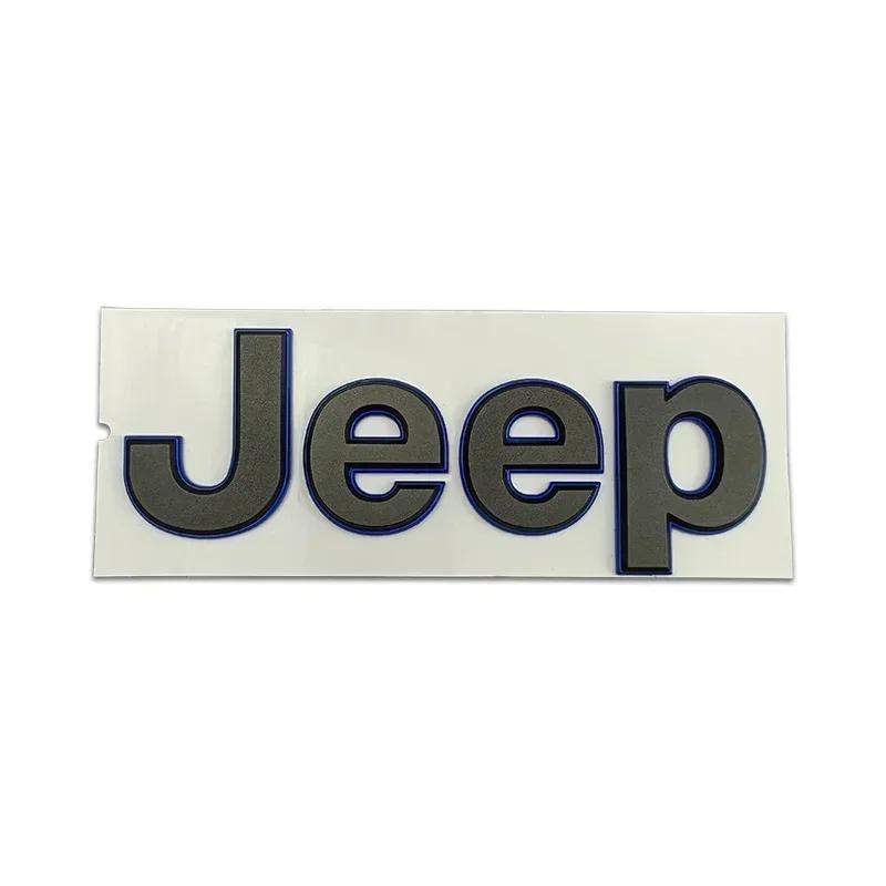 ABS Car Front Emblem for Jeep Grand Cherokee Commander Renegade Liberty Compass Patriot Wrangler Tj Jk Trunk Sticker Decoration AMR1