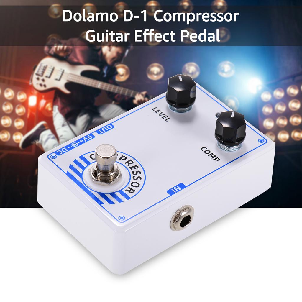 Dolamo D 1 Chubby Comp Pedal Compressor Electric Guitar Effect Pedal with True Bypass
