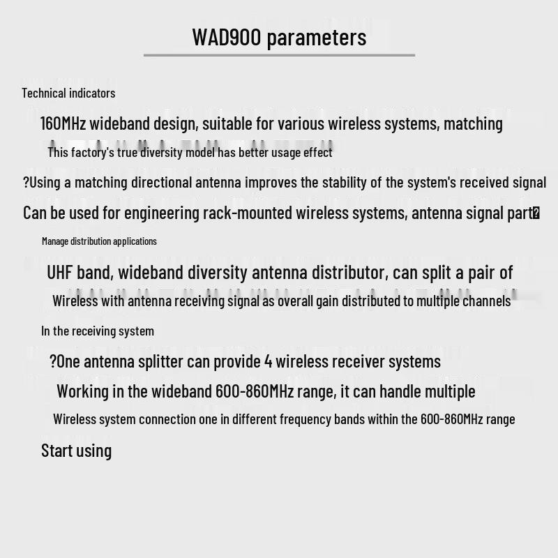 797audio WAD900 Wireless Amplifier