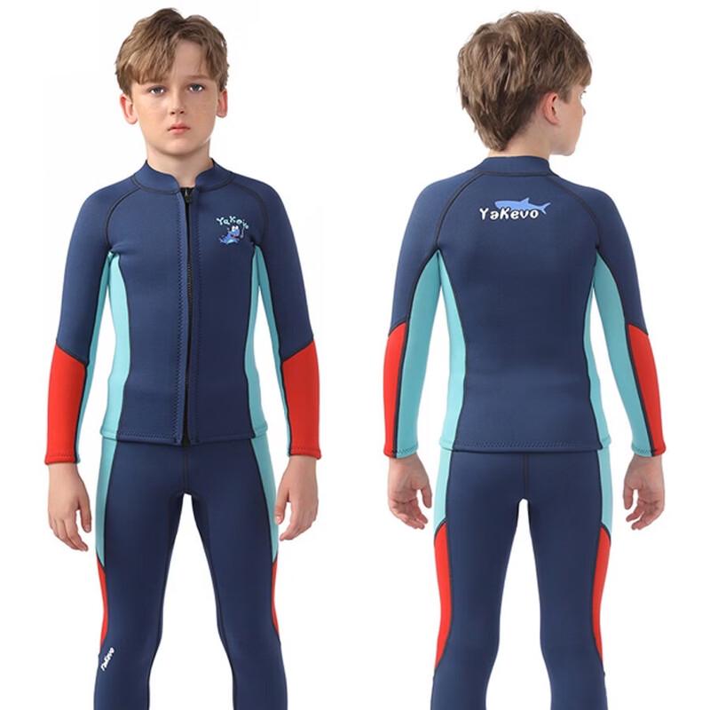 Junshe Kids Two-Piece Thermal Long Sleeve Wetsuit
