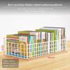 Single Layer Shelf Modern Metal Storage Basket Solid Color Design Organizer for