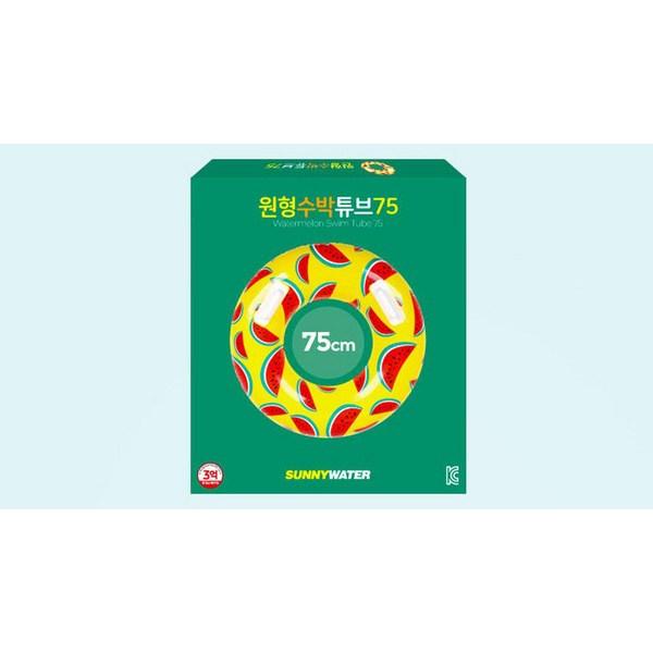 Sunny Water Round Watermelon Tube 75cm, Korean Water Fun Items