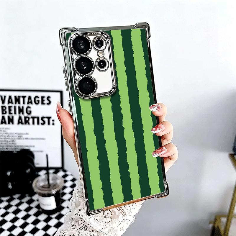 Wassermelone Sommerfrucht Weiche Handyhülle Für Samsung Galaxy S26 Ultra S25 Edge S24 FE S23 Plus S22 S21 + S20 Galvanisiert Anti-Fall Fu