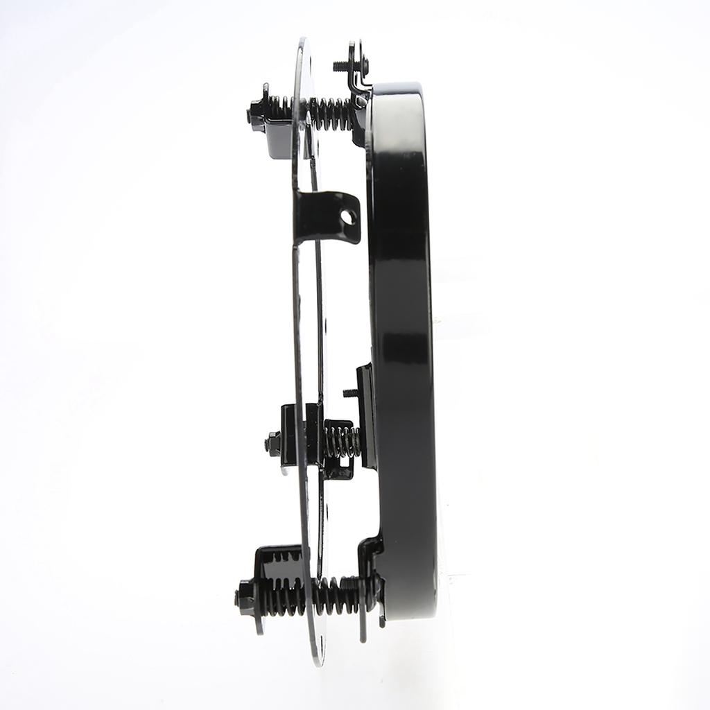 7 inch Car Headlight Round Mounting Bracket for ;Silver: