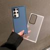 Applicable To Samsung S25ultra Steel Code Transparent Three-in-one Mobile Phone Case S24plus Matte Anti-drop Protective Case S24