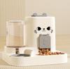 Modern Stylish Luxurious Automatic Pet Cat Feeder Water Dispenser Plastic Water Bottle Dog Food Bowl Auto Cat Supplies Bowl