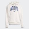 Adidas Unisex College Art Hoodie Casual Cotton Hooded Sweatshirt Fleece Beige