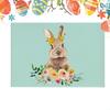 Osterhase Tischset Frühling Tischsets Leinen Tischset Rutschfest Wärmeisolierung Für Ostern Frühling Feiertagsparty Heimdekoration