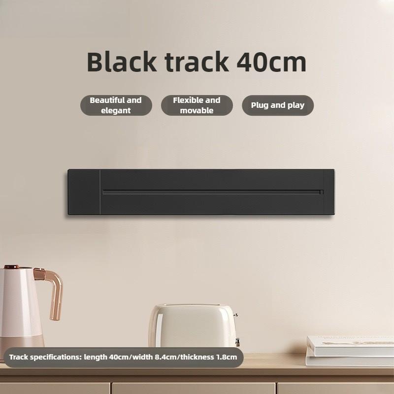 Multi-way Plug Movable Track Power Socket Adapter Wall Power Sliding Rail Socket Home Kitchen Appliances