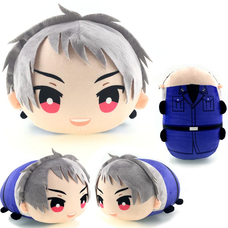 Anime Hetalia Axis Powers Plush Pillow Cushion Arthur Kirkland Alfred F. Jones Cosplay Stuffed Doll Fans Toy