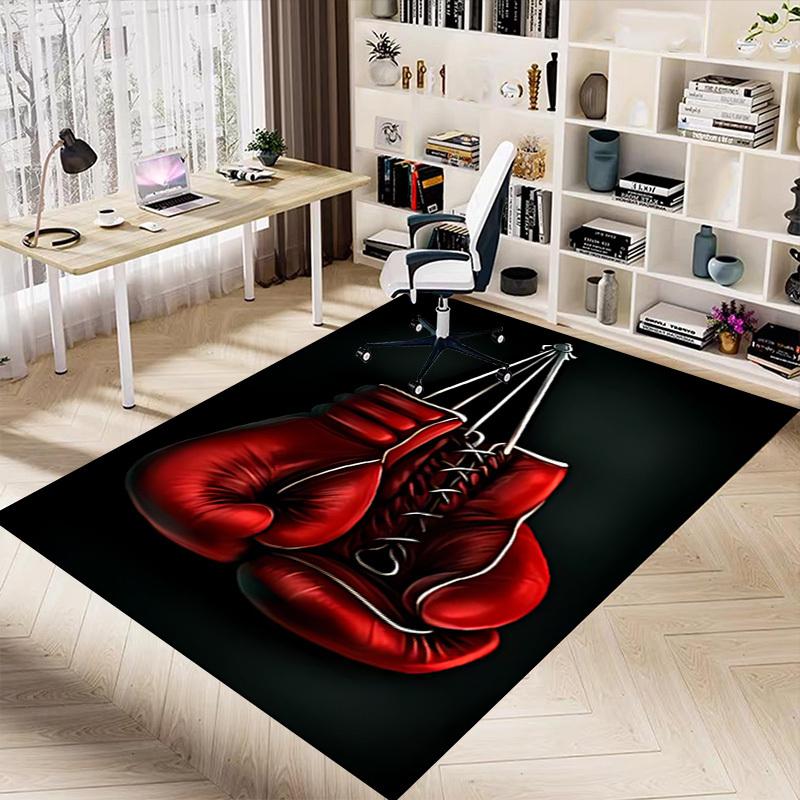 1pc boxing gloves Carpet, Office Rug Outdoor Mat Home Decor Area Carpet Festival