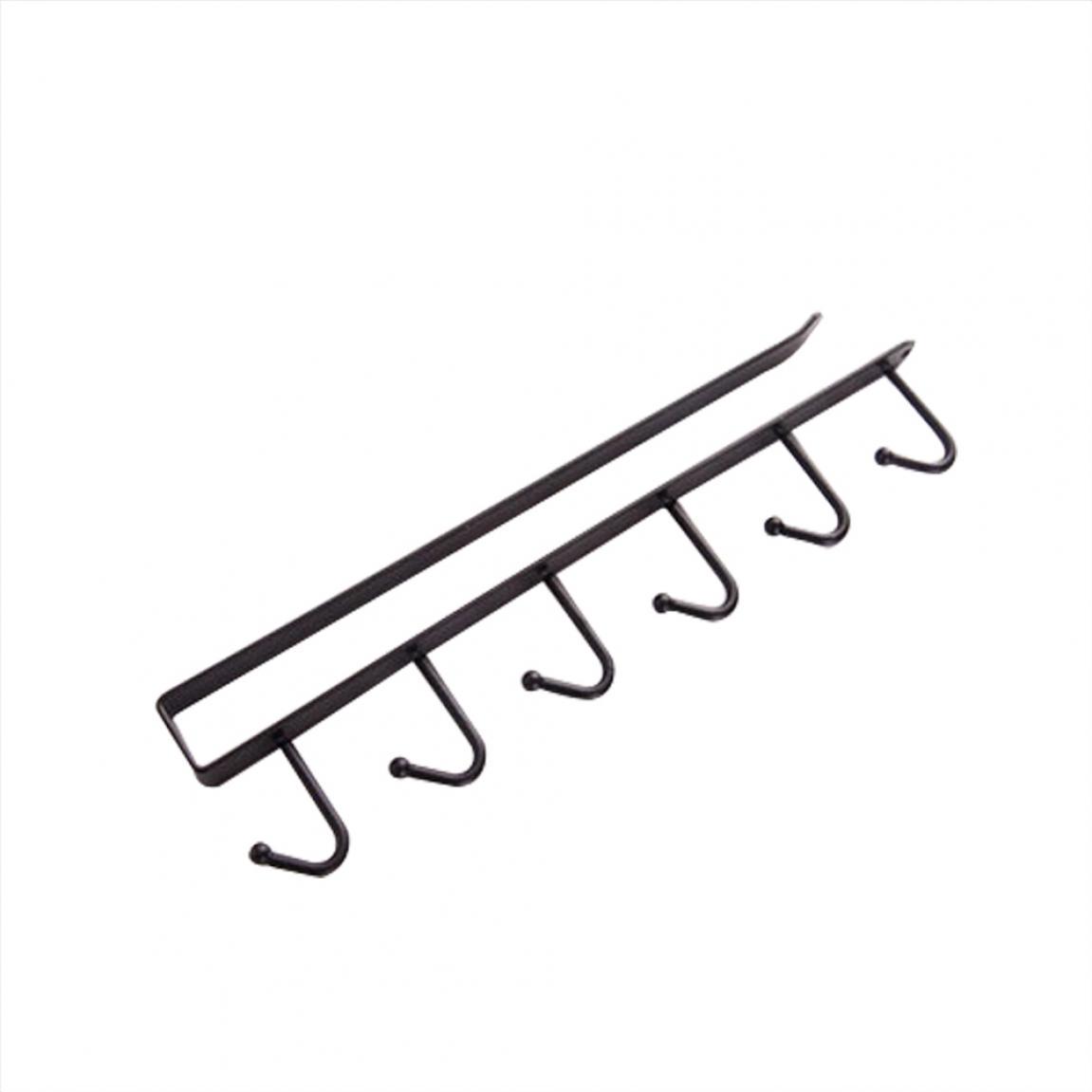 

Крючок для подвешивания на шкаф, вешалка, органайзер для ящиков, держатель для кружек чёрный