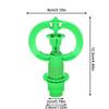 360° Adjustable Flow Rotary Refraction Sprinkler 1/2"3/4" Male Thread Garden Agriculture Lawn Crop Flowerbed Irrigation Watering
