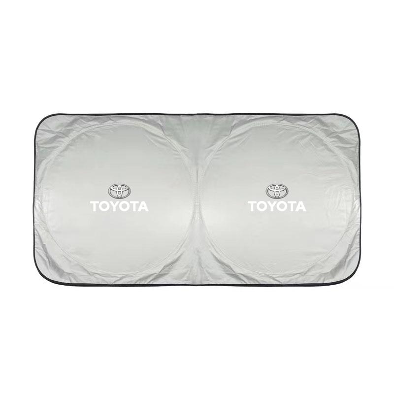 Tyre Valve Core Car Windshield Sun Shade Visor UV Protection Shield For Toyota Prius Prado Avensis Verso Sienna Avalon Camry