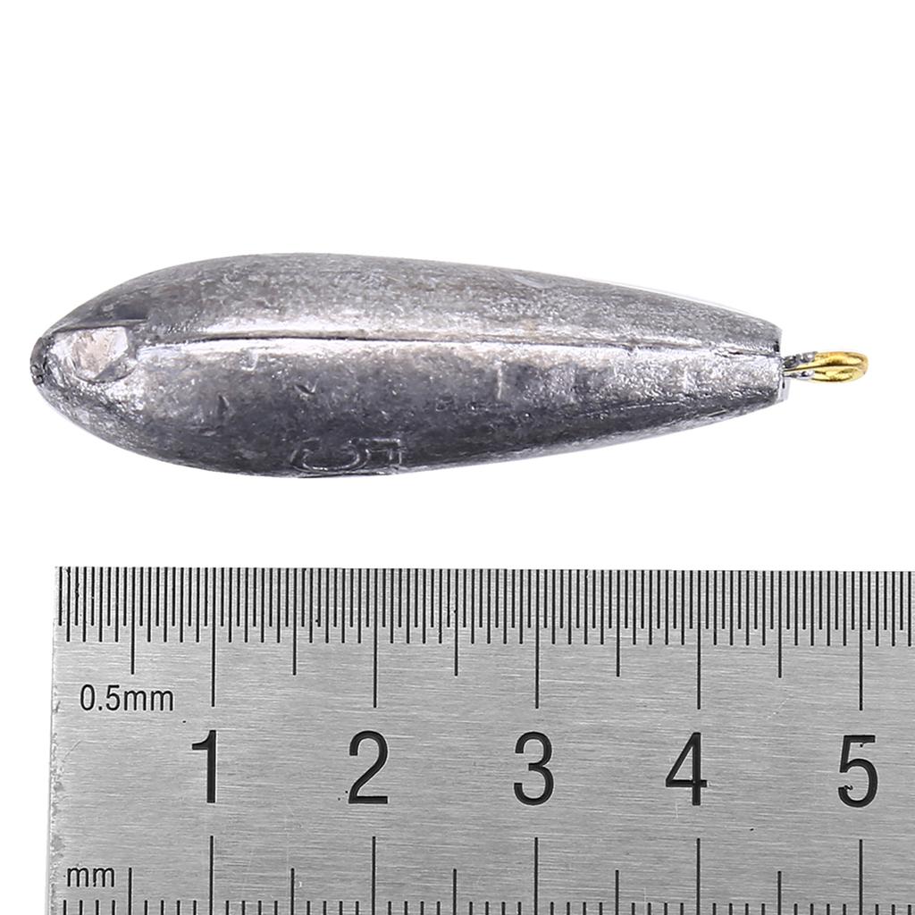 6Pcs New Fishing Weights Sinkers Shape Casting Fishing Tackle (10g)