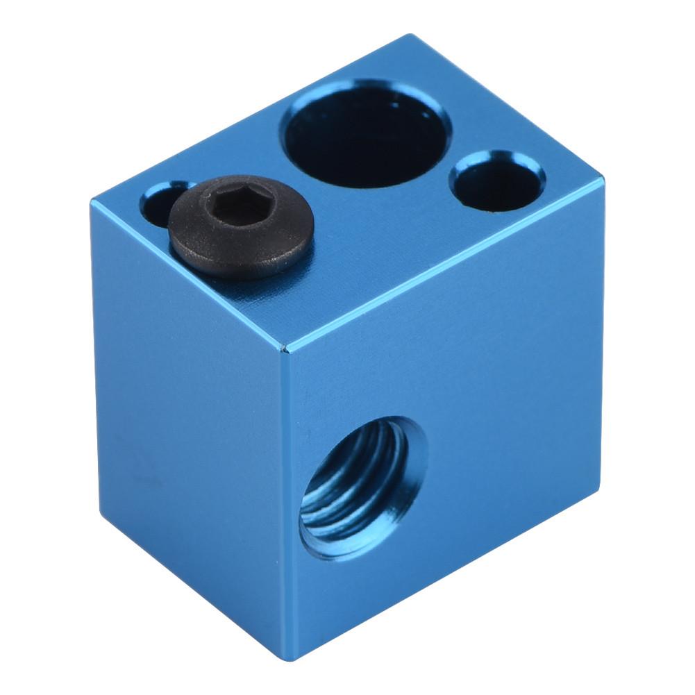 3D Printer Accessories Aluminium Heating Block Heater Hot End for   (Blue)