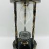 Strategic Elegance Brass Chess Sand Timer 16cm Height - A Unique Gift for Husband, Father's Day, Anniversary, and Halloween Celebrations