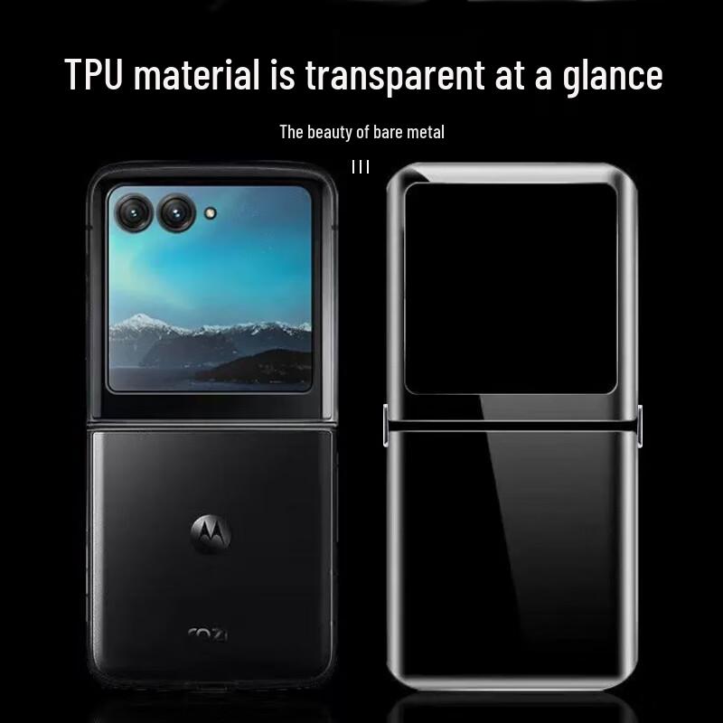 Transparente Vollschutzhülle für Motorola Razr Foldables