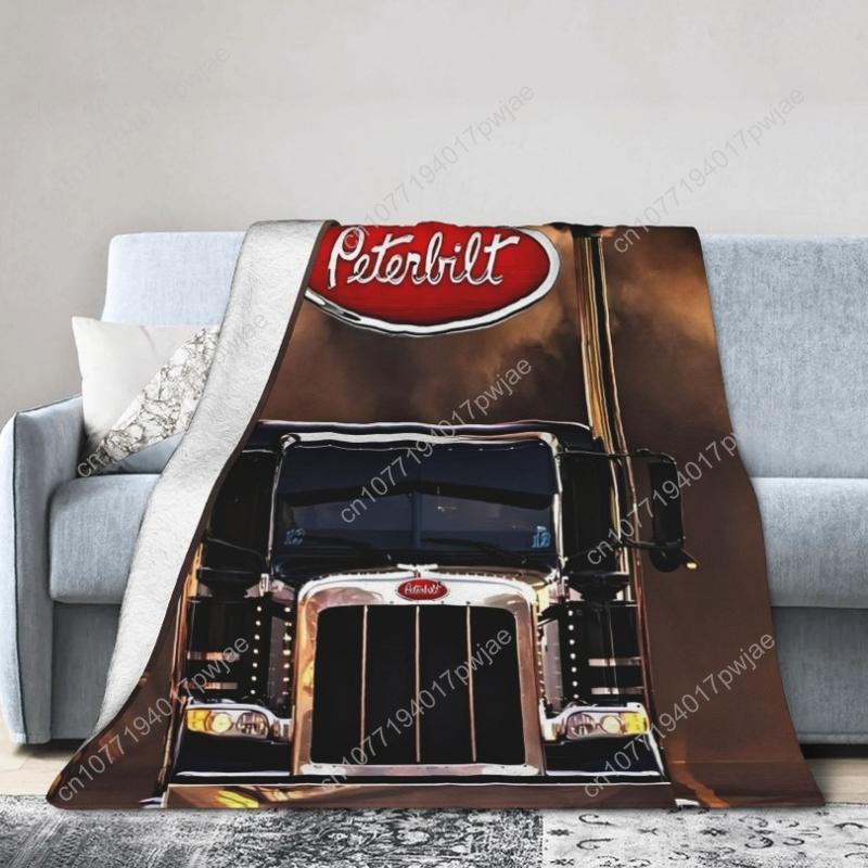 A Peterbilt Creative Inspiration Design Ultra Soft Flannel Fleece Blanket, Warm And Comfortable Living Room Blanket Office Blan