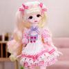 ICY Fortune Days BJD Doll Anime Style Doll Set with 28 Mechanical Perfect for DIY and Girl Doll 1/6 - Joints, Gifts, Decoration, Exercises,