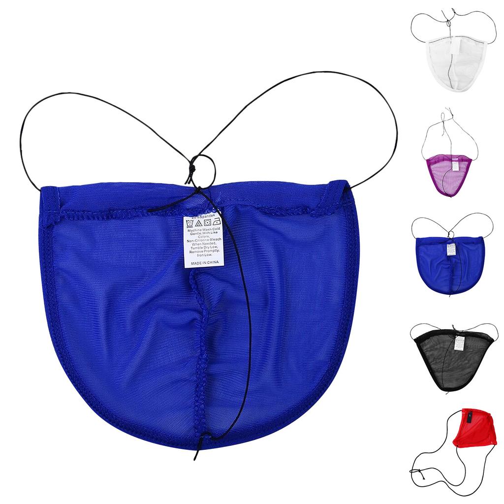 New Fashion Men Sexy Mesh Thong Underpant Soft Brief Underwear G-String