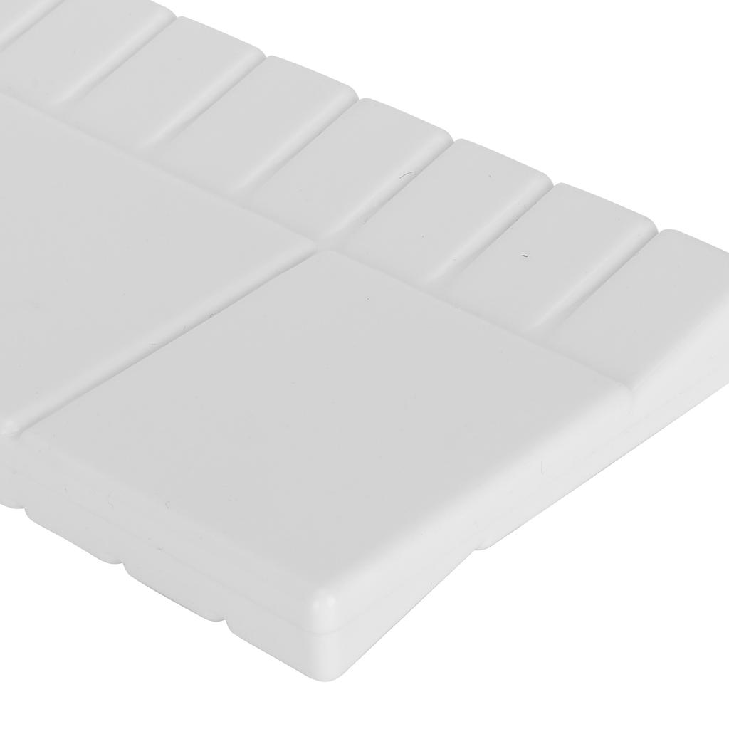 Paint Box Rectangular Porous Foldable Pigment Separation Case Painting Container Supplies
