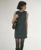 Deuloupisumeon Welt Pocket Sleeveless Mini Dress [Black]
